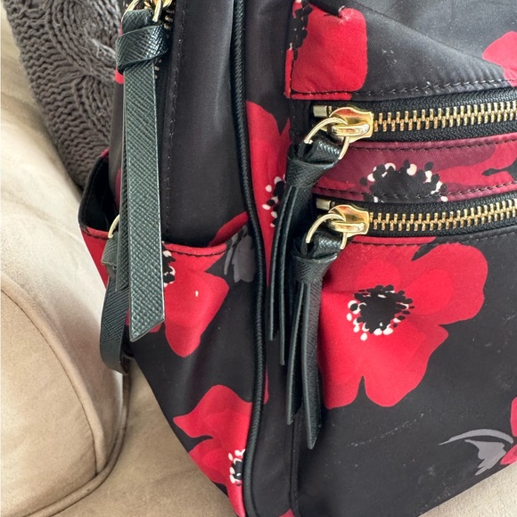 Kate Spade Wilson Road Poppy backpack larger size - needs TLC - Picture 4 of 16